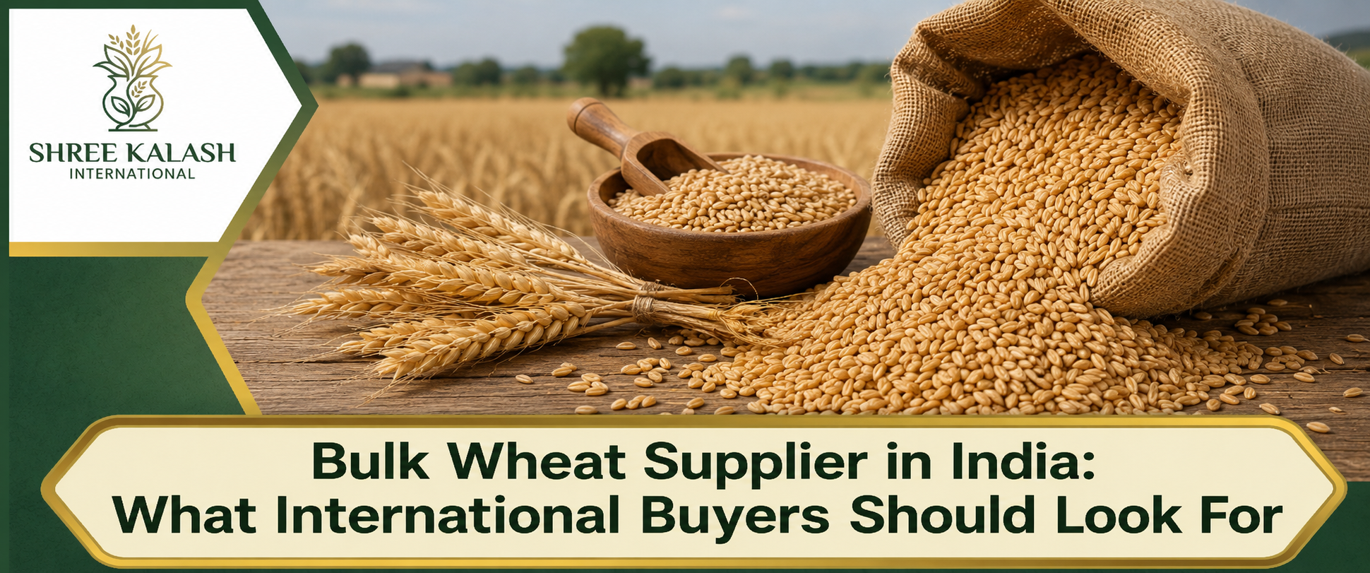Bulk Wheat Supplier in India: What International Buyers Should Look For